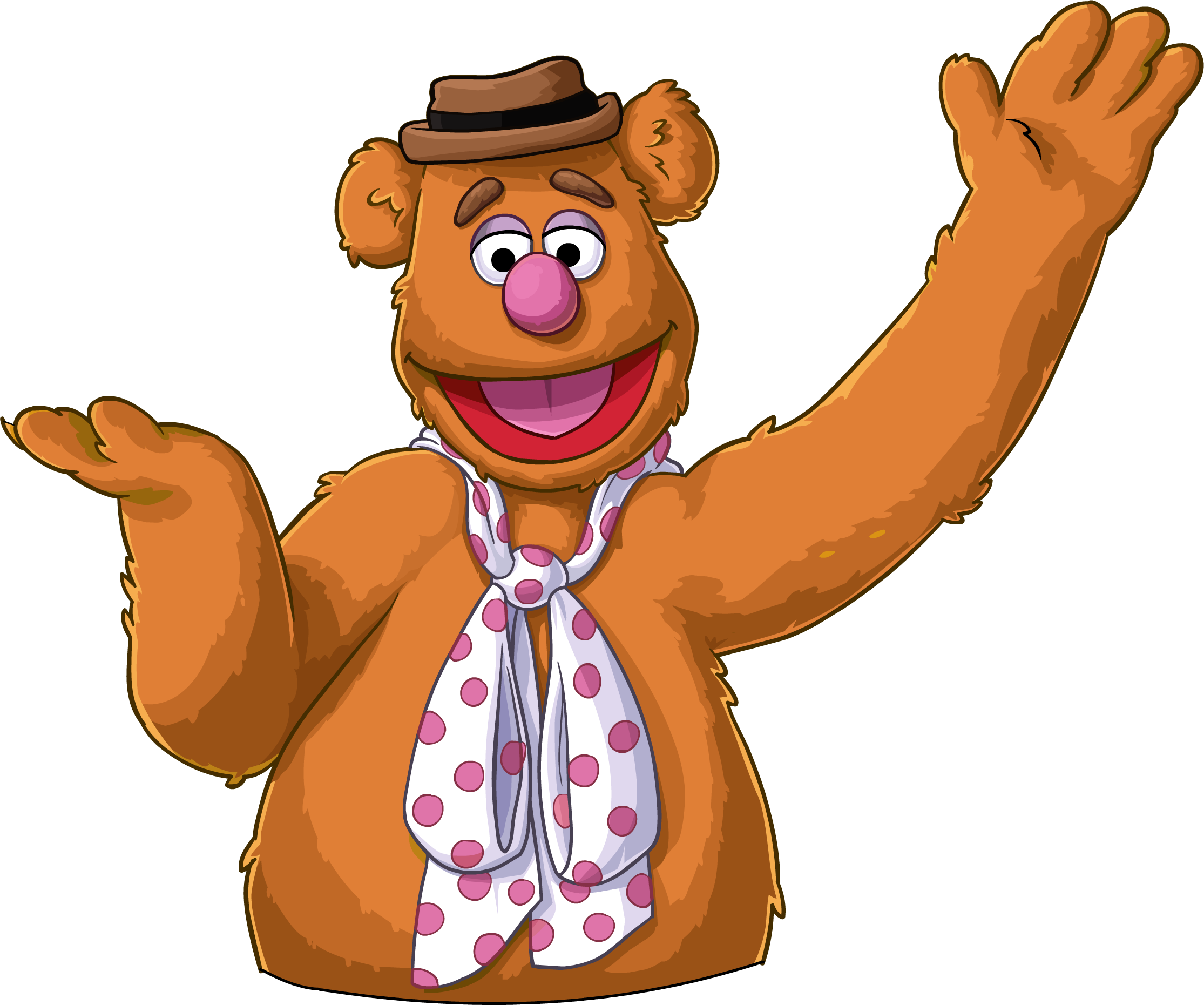 Fozzie Bear - Clip Art Fozzie Bear (2230x1861), Png Download