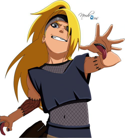 Render Deidara (500x554), Png Download