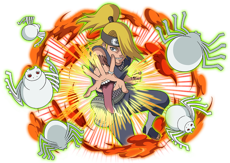 ☆5 C1 Deidara - Naruto Ultimate Ninja Blazing Deidara (920x680), Png Download