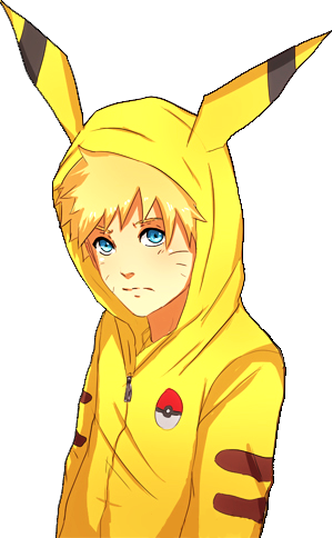 Naruto And Anime Image - Naruto In Pikachu Suit (300x484), Png Download