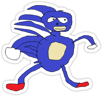 Sanic - Sanic Png (375x360), Png Download