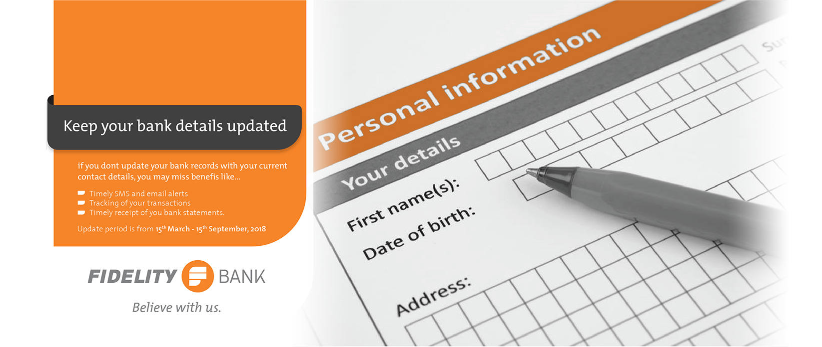 Fidelity Bank Ghana (1645x696), Png Download
