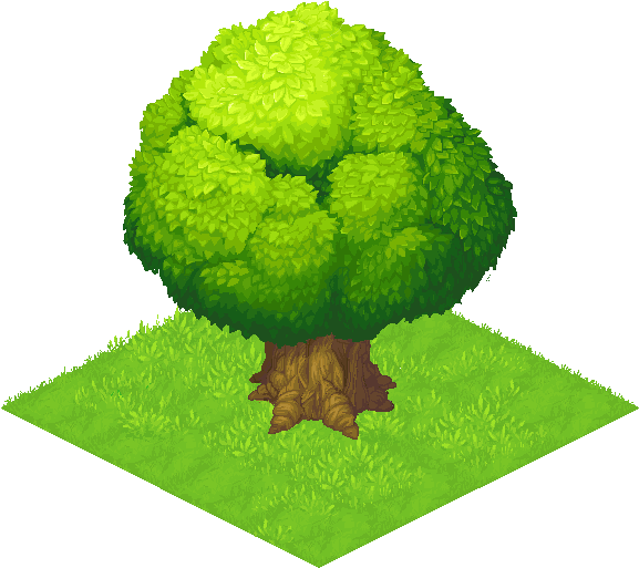 Arte En 2d, Arte Pixel, Arte Creativo, Arte Del Juego, - Tree Isometric Pixel Art (600x544), Png Download