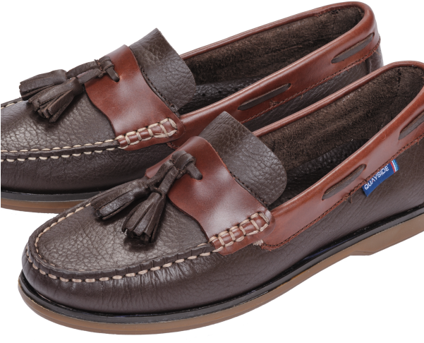 Quayside Capri Conker/chestnut - Slip-on Shoe (600x600), Png Download