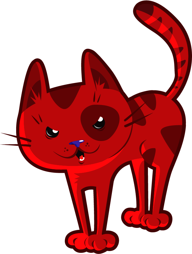 Hellcat5 - Cartoon (2000x1200), Png Download