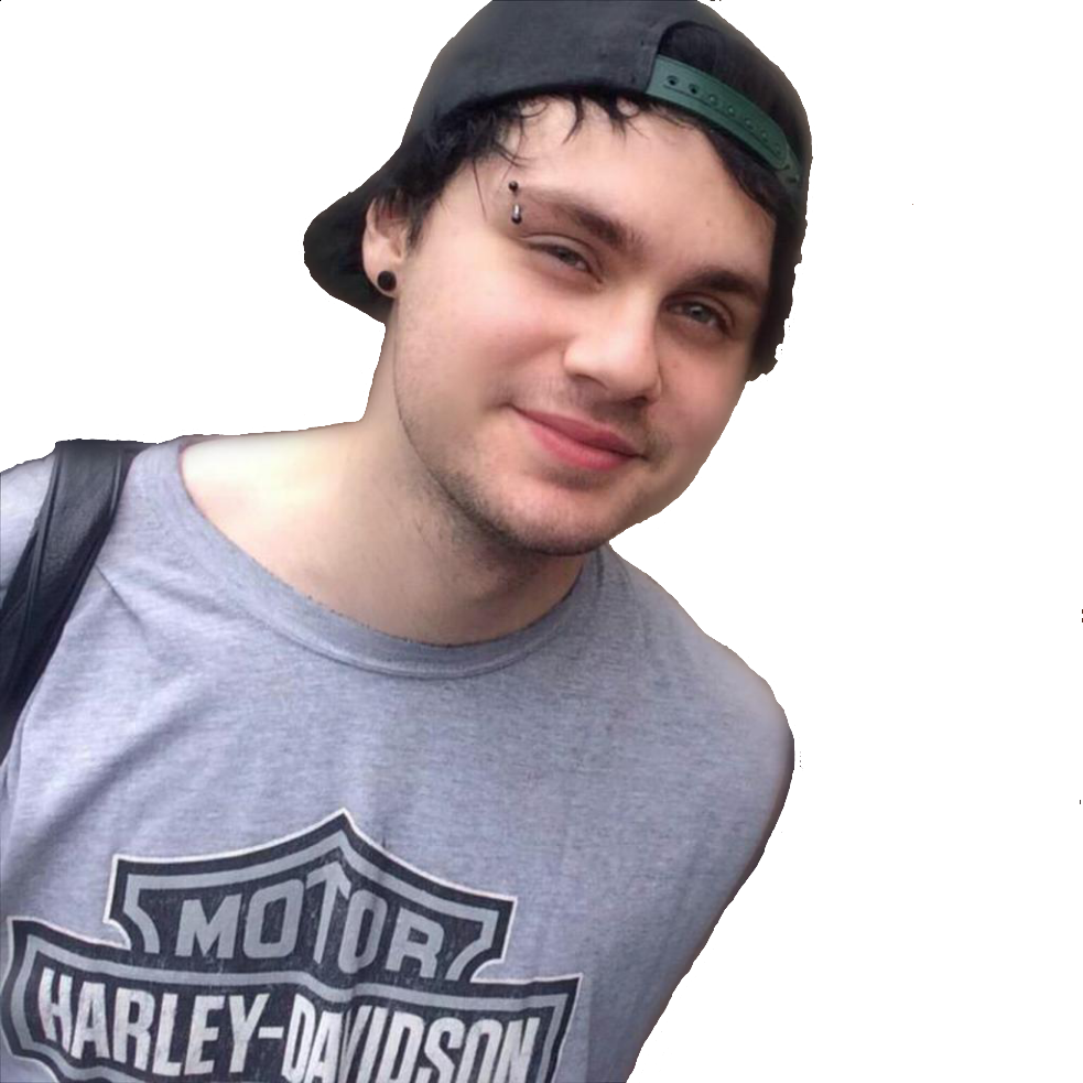 Michael Clifford Mickey 5sos 5sosfam 5 Seconds Of Summer - Harley Davidson (983x983), Png Download