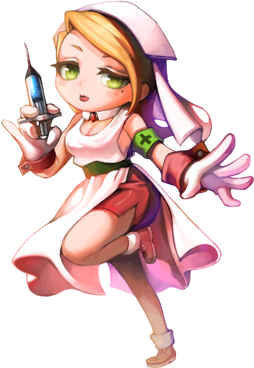 4-6☆ Joy The Nurse "this Shot Won't Hurt - Cartoon (560x560), Png Download