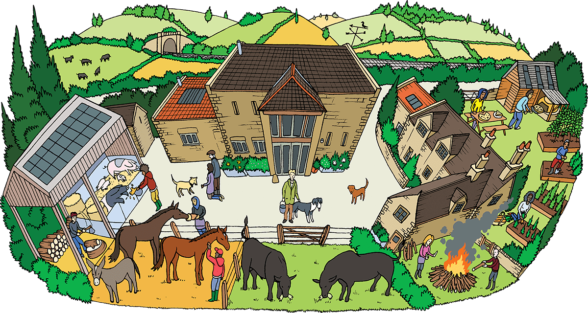 Hill House Represents The First Permanent Home Of Jamie's - House (1200x640), Png Download