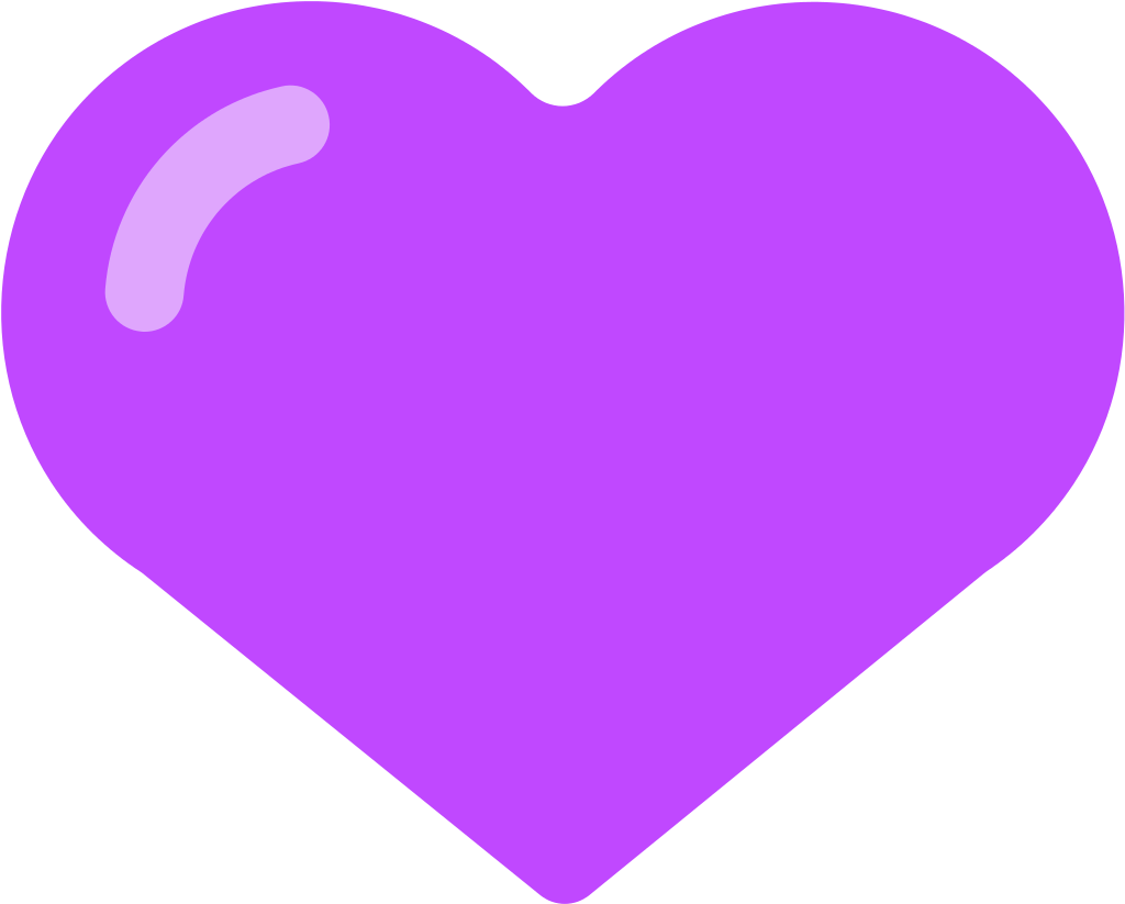 Free Png Purple Heart Emoji Png Simple Png Images Transparent - Purple Heart Clip Art (480x480), Png Download