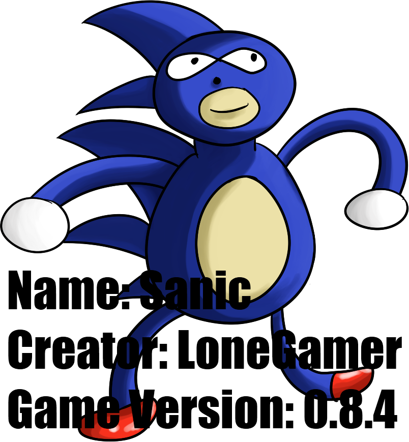 Sanic The Hegehog Is A Very Stupid Version Of Sonic - Dank Memes Png Sanic (804x869), Png Download