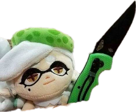 Marie Splatoon Meme Mlg Memexd Xd Ayyy - Splatoon Marie With A Knife (470x386), Png Download