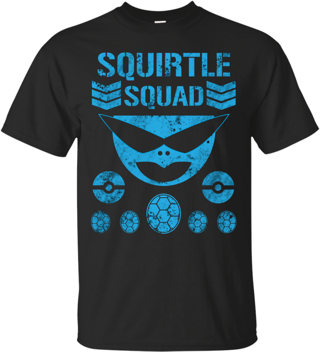 Pokemon Go Squirtle Squad Club Pokeauto - Squirtle Squad T Shirt (1155x1155), Png Download
