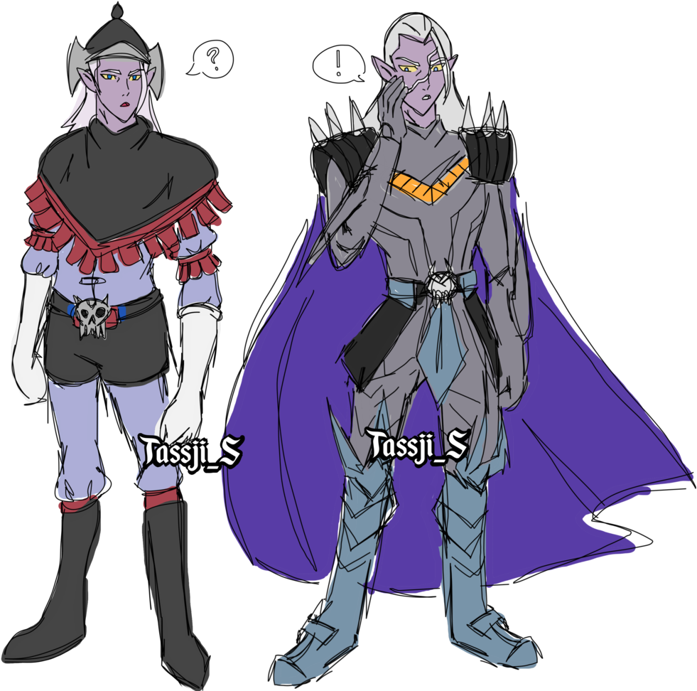 Tassji S After Drawing Lotor As Sesshomaru, I Continued - Voltron Force Lotor (1280x996), Png Download