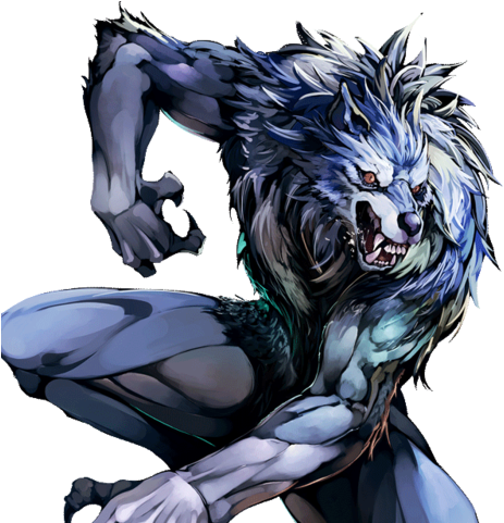 Werewolf Fight Render - Werewolf Render (500x480), Png Download