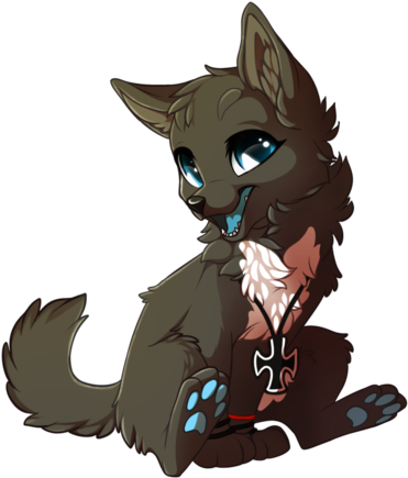 Cool Sherlock Holmes Wallpaper For Mobile Chibi Kiriban - Chibi Wolf People (400x454), Png Download
