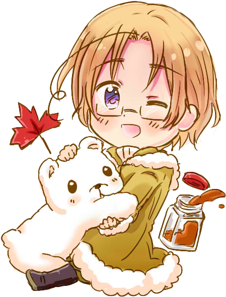Hetalia Render Canada 15 By Beacliffxrd-d95mu8x - Canada Hetalia Chibi Simple (600x750), Png Download