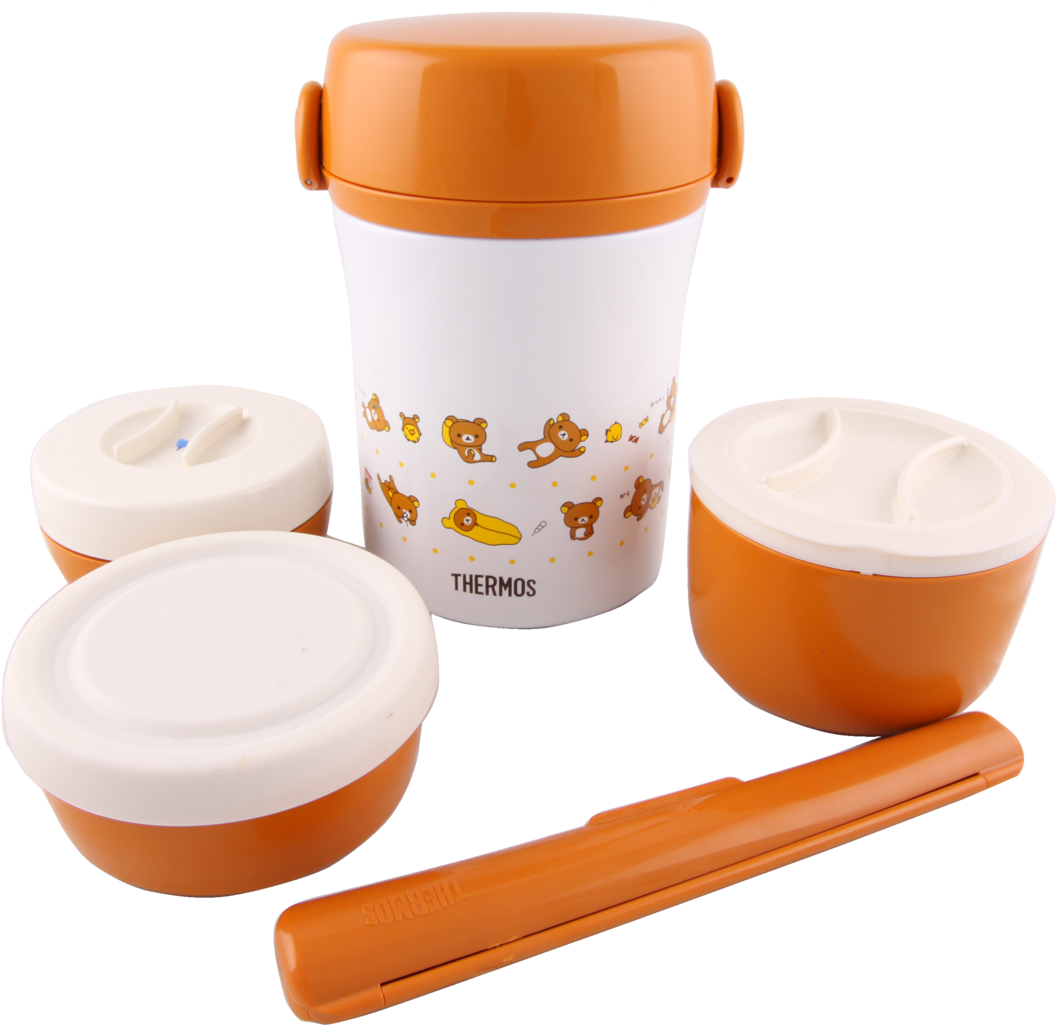 Rilakkuma 800ml Vacuum Insulated Food Jar - Vacuum Flask (1200x1200), Png Download