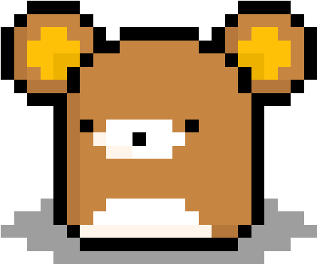 Rilakkuma Meep - Arbol De Navidad Pixel Art (592x592), Png Download