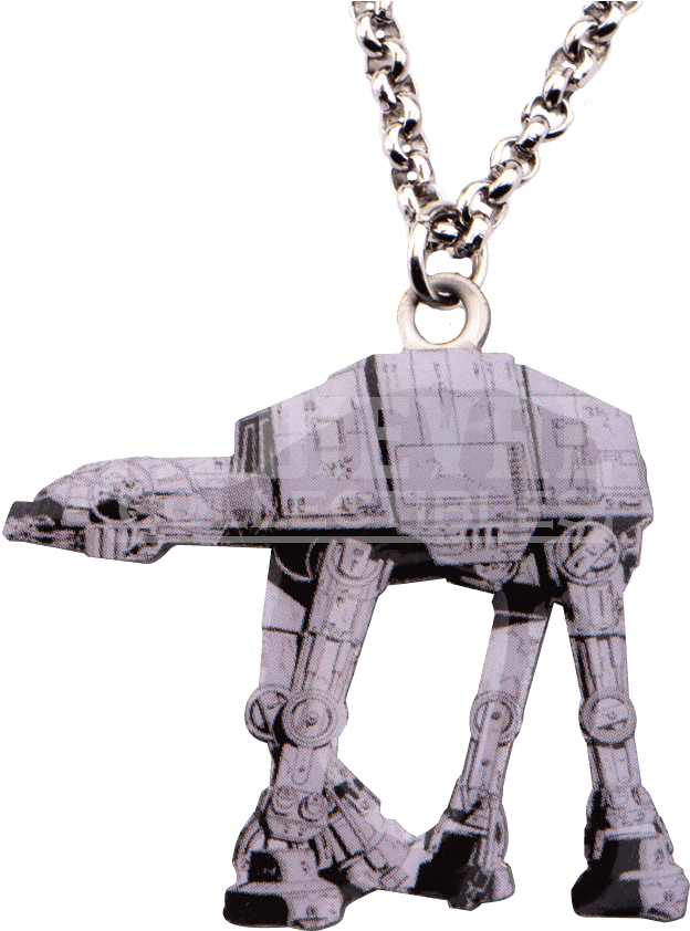 At-at Graphic Pendant Necklace (848x848), Png Download