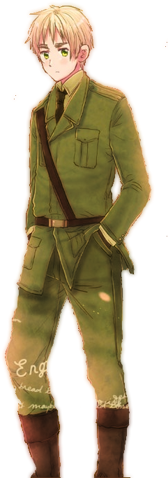 Uk - Wielka Brytania Hetalia (244x699), Png Download