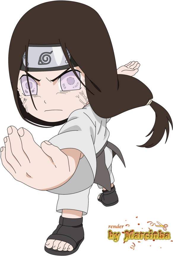 Chibi Neji By Marcinha20 - Neji Hyuga Shippuden Chibi (755x1057), Png Download