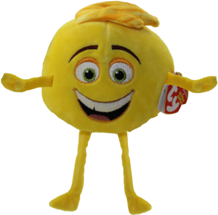 Tpose Gene Emoji Emojimovie Meh Genetheemoji Freetoedit - Emoji Movie Gene Beanie Baby Ty (740x729), Png Download