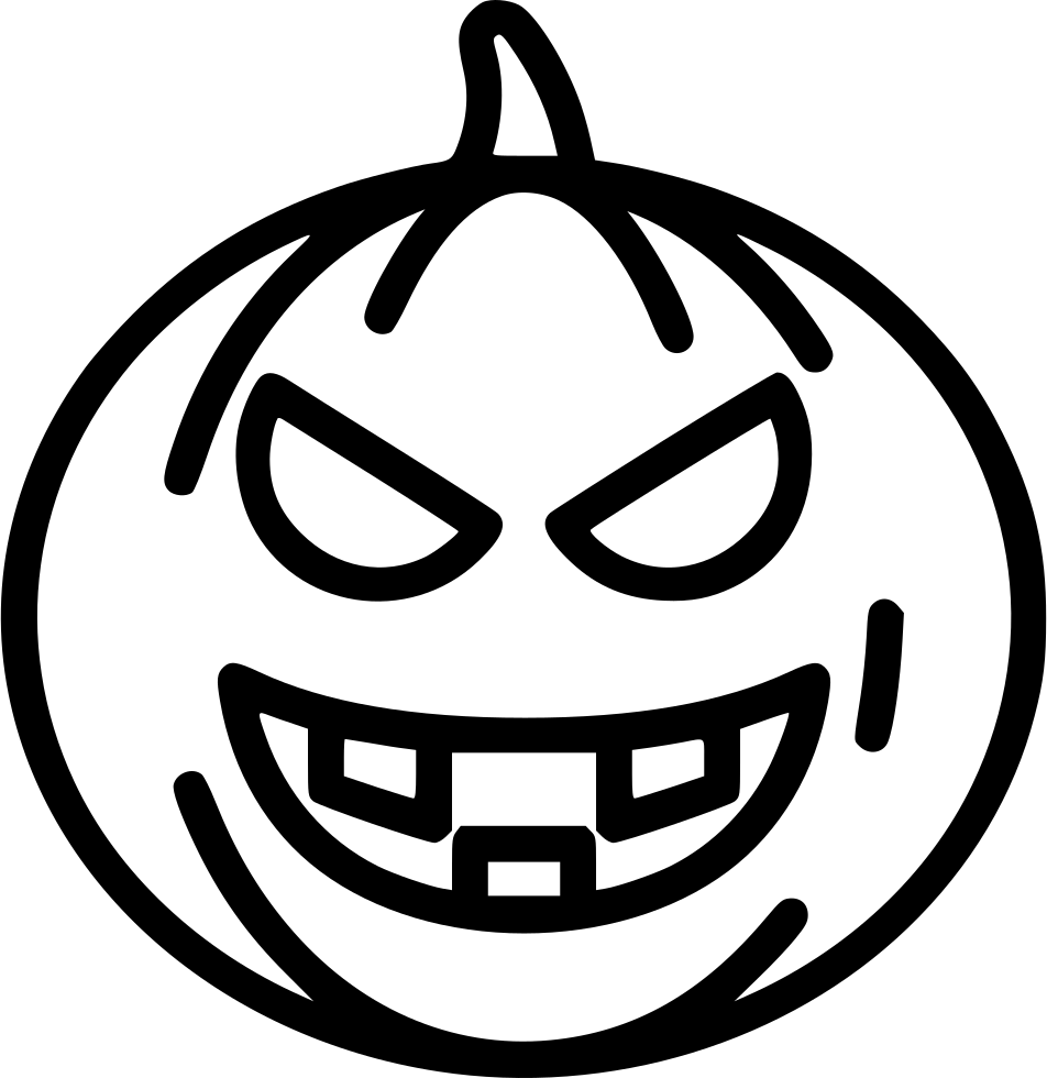 Evil Pumpkin - - Pumpkin (952x980), Png Download