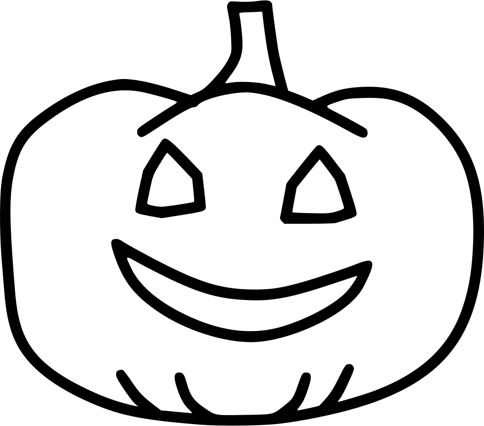 Pumpkin Scary Evil - Jack-o'-lantern (980x862), Png Download