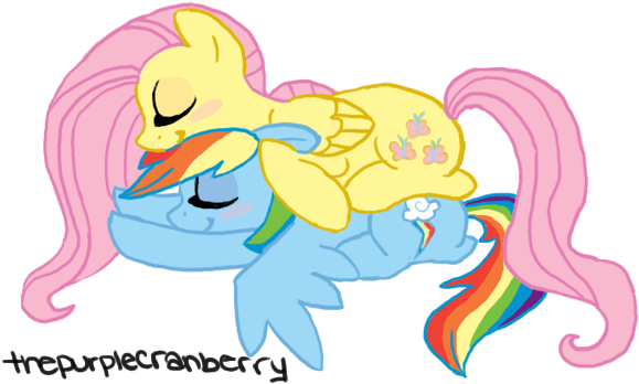 Trepurplecranber Rainbow Dash Rarity Pinkie Pie Pony - Horse (616x363), Png Download
