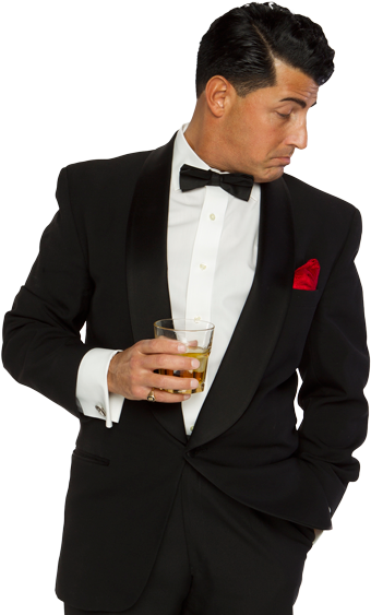Dean Martin Impersonator - Dean Martin Png (340x563), Png Download
