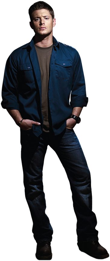 Dean Winchester Psd - Dean Winchester Cardboard Cutout (300x400), Png Download