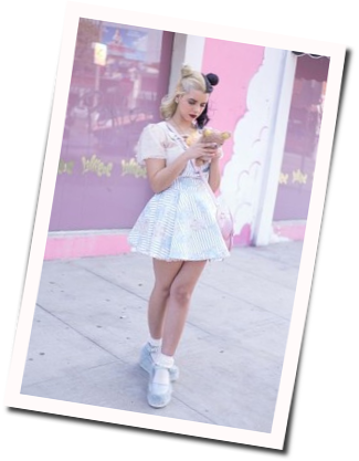 Melanie Martinez Guitar Chords For Curly Cue - Guitar (325x417), Png Download