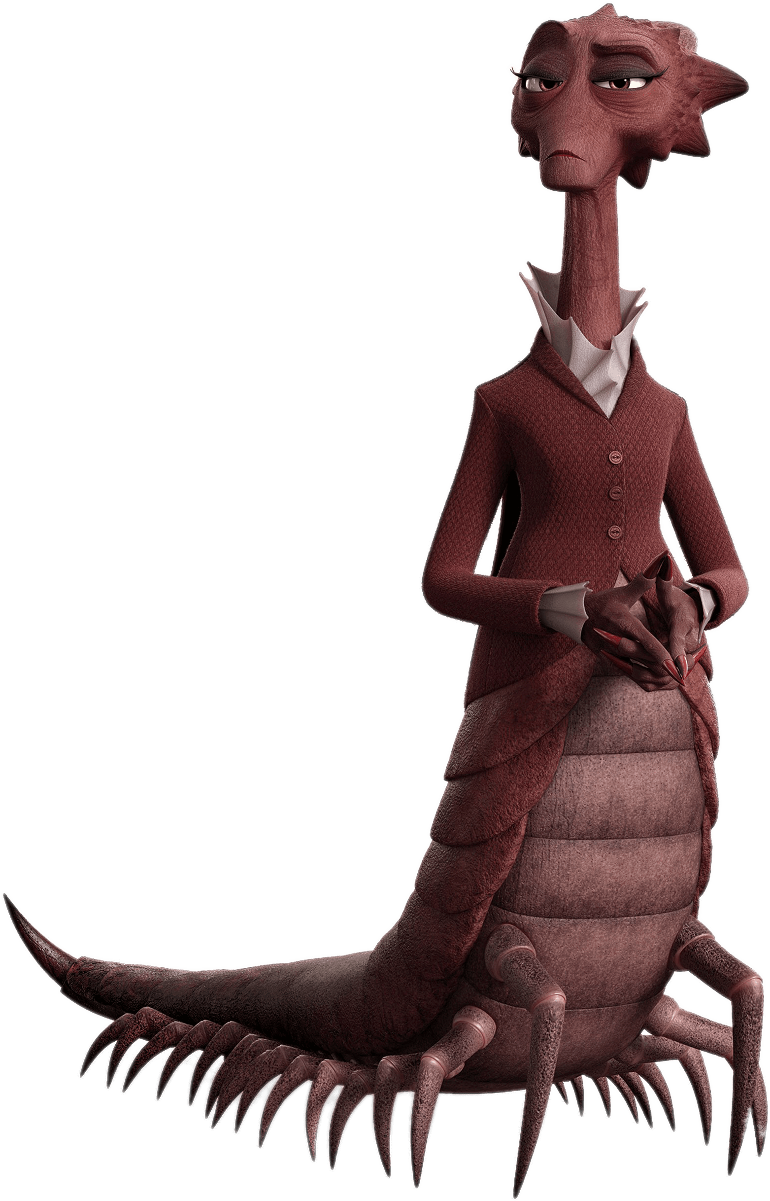 Dean Hardscrabble - Monsters University Dean Hardscrabble (1700x2480), Png Download