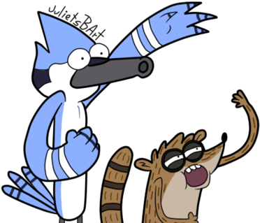 Mordo&rig - Regular Show (500x323), Png Download