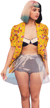 194 Images About Mel Pngs 🍼 On We Heart It - Melanie Martinez Yellow Png (500x750), Png Download