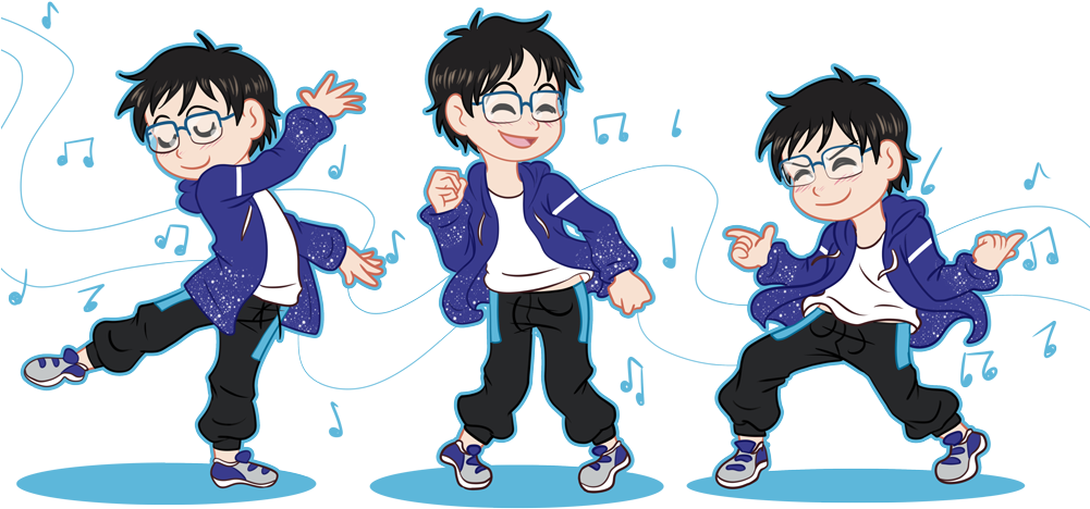 Yuuri Week 2017 - Cartoon (1000x494), Png Download