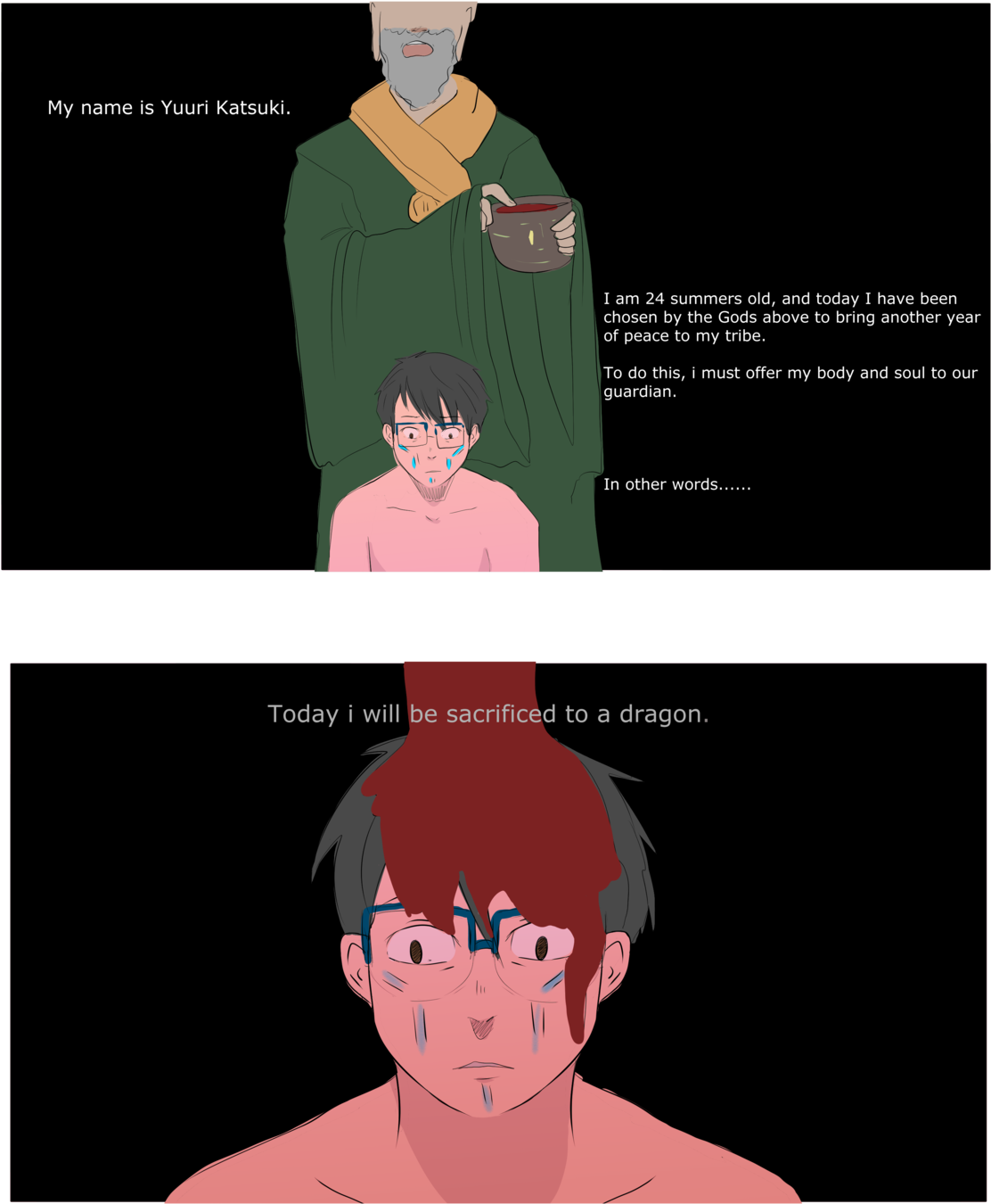 A Very Very Shitty Start To This Months Au But I Promise - Cartoon (1280x1813), Png Download