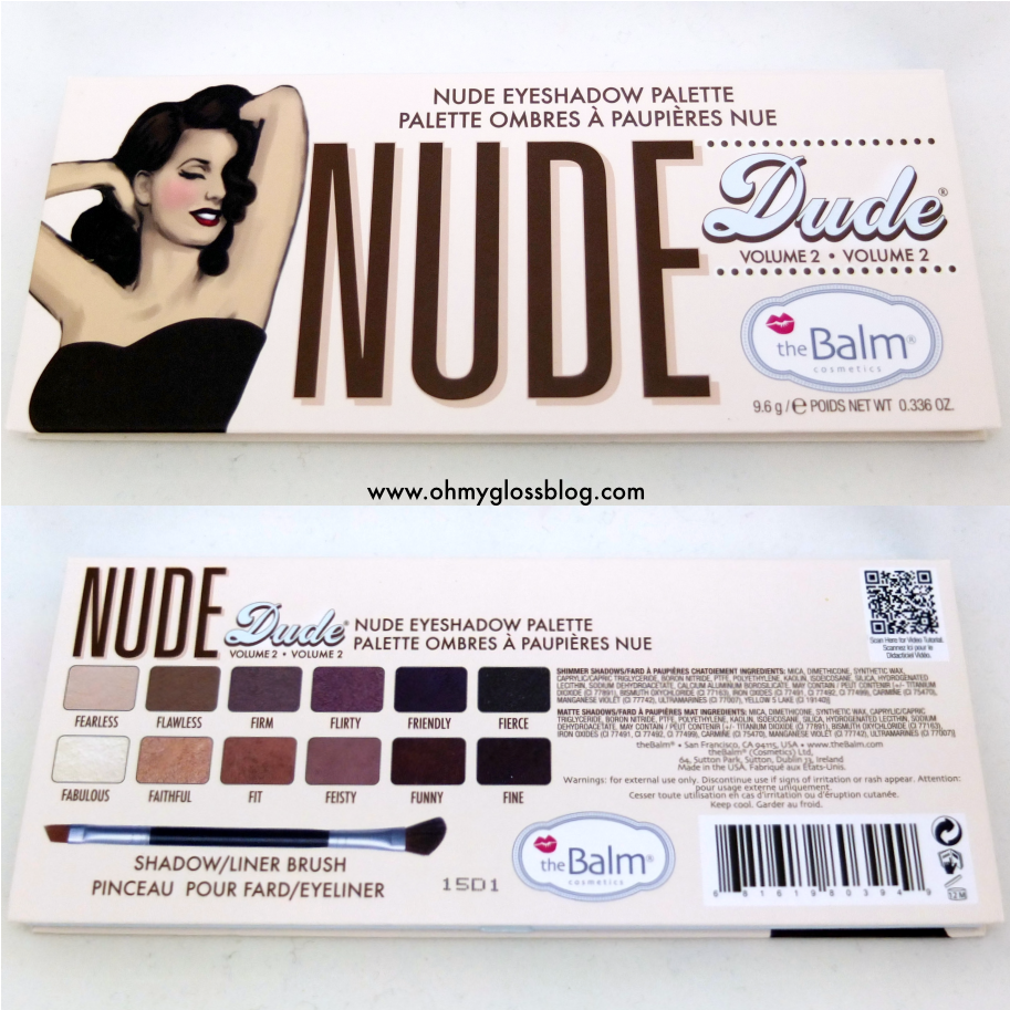 The Balm Cosmetics Nude Dude Eyeshadow Palette Review (1000x1000), Png Download