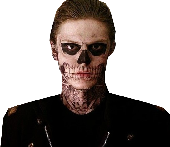Evan Peters Ahs Tattoo (544x471), Png Download