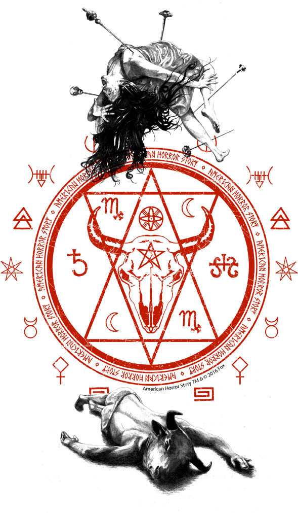 American Horror Story As Above So Below Men's V Neck - American Horror Story As Above So Below Mens Tri-blend (850x1296), Png Download