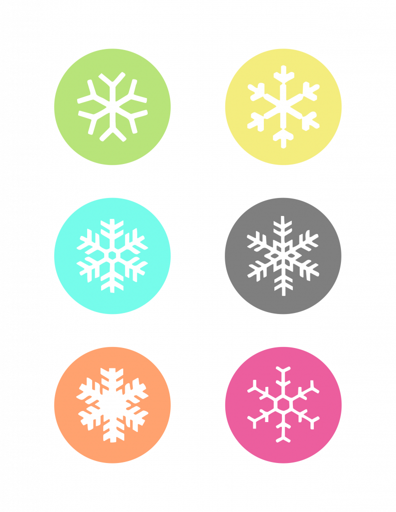 Wanted Printable Snow Flakes Free Snowflake Gift Tags - Gift (791x1024), Png Download