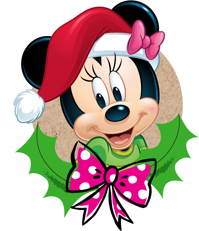 Linea Envoltura Navidad Minnie Primavera - Minnie E Mickey De Natal (700x772), Png Download