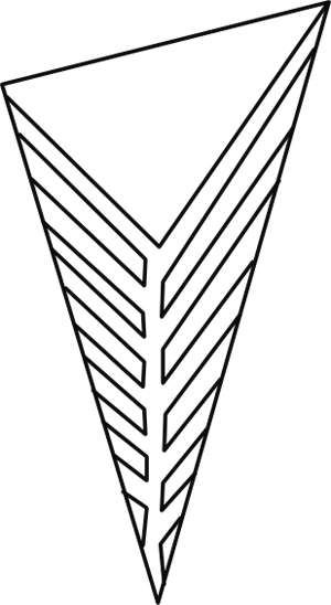 Snezhinka6 Snowflake - Простые Снежинки Как Сделать (300x548), Png Download