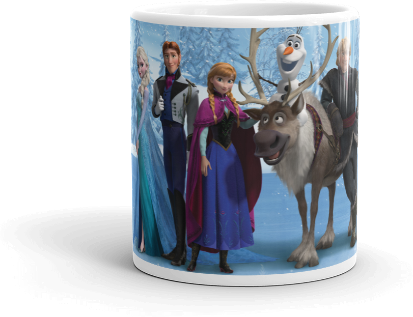 Caneca Frozen - - Frozen Elsa Anna Personalized Birthday Banner (1000x1000), Png Download
