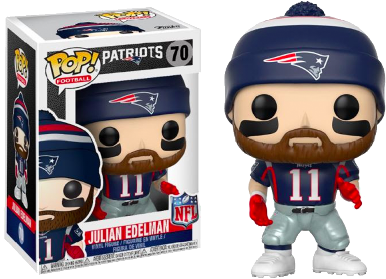 Julian Edelman - Funko Pop Julian Edelman (800x800), Png Download