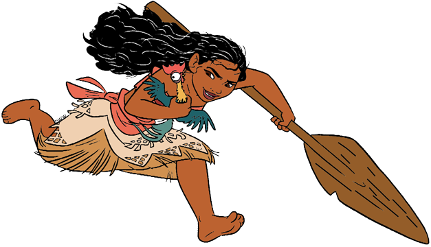 Heihei Moana Running With Heihei - Hei Hei The Rooster (627x360), Png Download