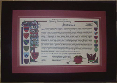 Histórico Do Sobrenome Com Moldura Tabaco - Epcot Merchandise In England (400x400), Png Download