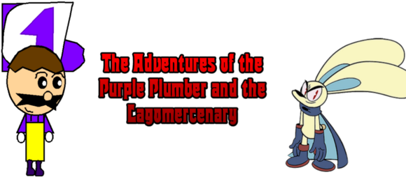 The Adventures Of The Purple Plumber And The Lagomercenary - Plumber (640x360), Png Download