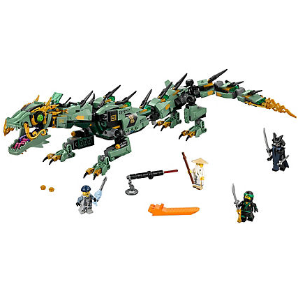 Lego Ninjago ~ Green Ninja Mech Dragon - Lego Green Ninja Mech Dragon (758x426), Png Download