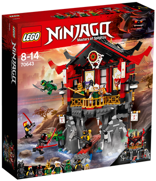 Temple Of Resurrection - Lego Ninjago Temple Of Resurrection (500x375), Png Download